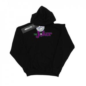DC Comics Heren hoodie met het Joker-tekstlogo S zwart