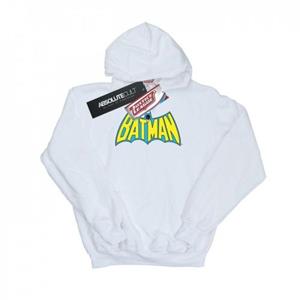 DC Comics Heren Batman Retro Logo-hoodie L wit