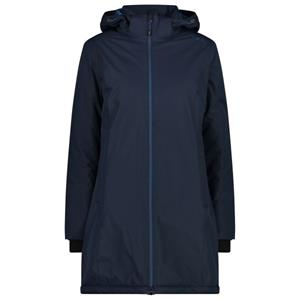 CMP - Women's Coat Zip Hood 32Z1406 - Lange jas, blauw