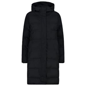 CMP - Women's Coat Fix Hood 34K0096 - Lange jas, zwart