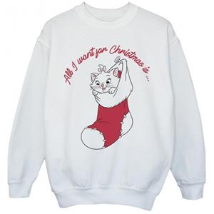 Disney Girls Aristocats Marie Kerstsweater 12-13 wit