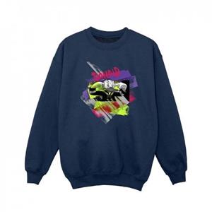 Disney meisjes Donald Duck oordopje helder sweatshirt 7-8 Years wit