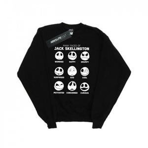 Disney Girls Nightmare Before Christmas De vele gezichten van Jack Sweatshirt 12-13 zwart