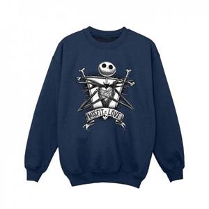 Disney Girls The Nightmare Before Christmas Misfits Love Sweatshirt 12-13 zwart