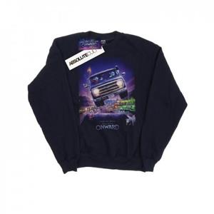 Disney Girls Onward Gwniver Poster-sweatshirt 12-13 zwart