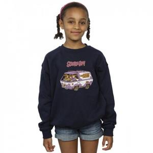 Scooby Doo Girls Mystery Machine Van Sweatshirt 12-13 zwart