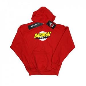 The Big Bang Theory De Big Bang Theory Sheldon Bazinga-hoodie voor meisjes 12-13 rood