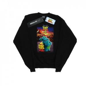 Disney Toy Story 4 Ducky en Bunny poster-sweatshirt voor meisjes 12-13 zwart