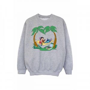 Disney meisjes Lilo en Stitch spelen wat muziek sweatshirt 12-13 wit