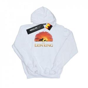 Disney Girls The Lion King Movie Sunset-logo hoodie 7-8 Years wit