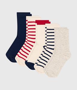 PETIT BATEAU Set van 5 paar kousen