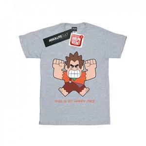 Disney jongens Wreck It Ralph Happy Face T-shirt 9-11 Years wit