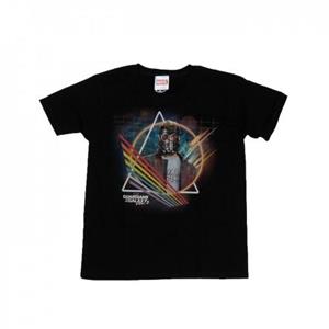 Marvel Boys Guardians of the Galaxy Neon Star Lord gemaskerd T-shirt 12-13 zwart