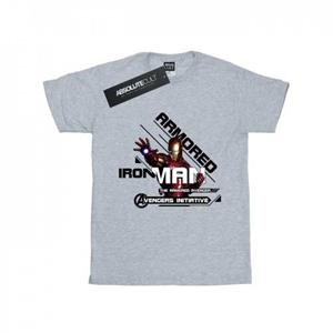 Marvel Boys Avengers Iron Man Armoured Avenger T-Shirt 12-13 wit