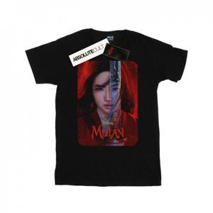 Disney jongens Mulan filmposter T-shirt 12-13 zwart