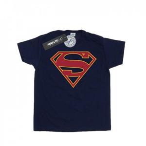 DC Comics jongens Supergirl-logo T-shirt 12-13 marineblauwe kleur