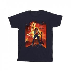 Pertemba FR - Apparel Netflix Boys Stranger Things Hell Gitaar T-shirt 12-13 zwart