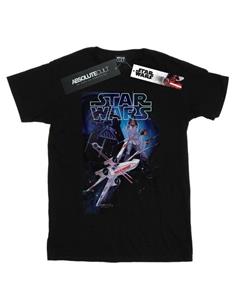 Star Wars jongens vliegend model raket T-shirt 12-13 zwart