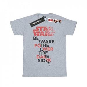 Star Wars jongens de laatste Jedi Power of the Dark Side T-shirt 9-11 Years wit