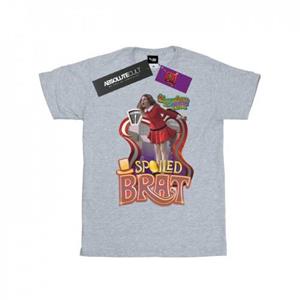 Willy Wonka And The Chocolate Factory Willy Wonka en de chocoladefabriek jongens verwend nest T-shirt 9-11 Years wit