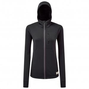 ARTILECT - Women's Eldorado Merino Hoodie Jacket - Merinohoodie, zwart