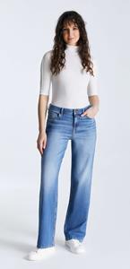 C.O.J. Denim Coj nova wide straight jeans medium blue
