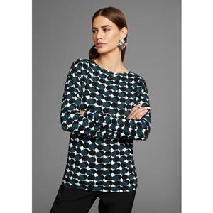 HECHTER PARIS Shirt met lange mouwen met mooie all-over print - nieuwe collectie