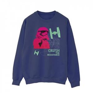 Star Wars Mens First Order Stormtrooper Neon Sweatshirt XXL marineblauwe kleur