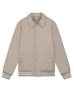 Law of the sea Cottus knitted varsity jacket 2441018 parchment