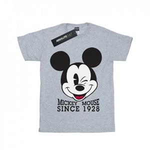 Disney meisjes Mickey Mouse sinds 1928 katoenen T-shirt 12-13 grijs