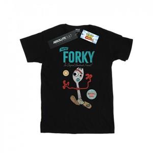 Disney Girls Toy Story 4 Forky handgemaakte vriend katoenen T-shirt 12-13 wit