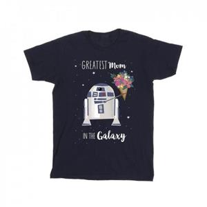Star Wars Girls Greatest Mum Cotton T-Shirt 12-13 zwart