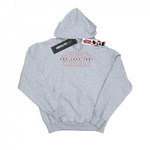 Star Wars Boys The Last Jedi-logo hoodie 12-13 zwart