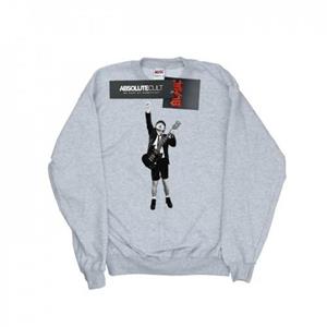 AC/DC Angus Young uitgesneden sweatshirt voor jongens 12-13 grijs