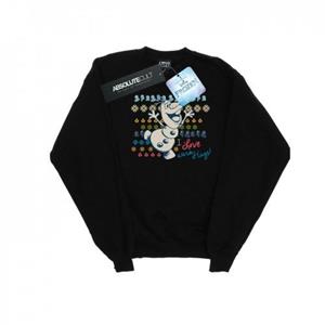 Disney Boys Frozen I Love Warm Hugs Sweatshirt 12-13 wit