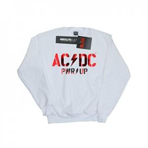 AC/DC jongens PWR UP fotologo-sweatshirt 12-13 wit