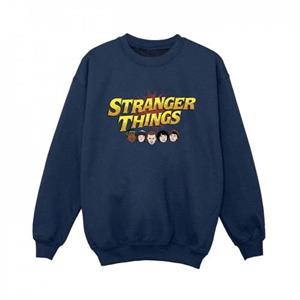 Pertemba FR - Apparel Netflix Boys Stranger Things Comic Heads-trui 9-11 Years wit