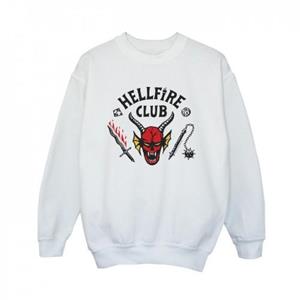 Pertemba FR - Apparel Netflix Boys Stranger Things Hellfire Club-sweatshirt 12-13 wit