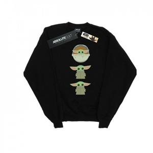 Star Wars Boys The Mandalorian The Child Poseren Sweatshirt 9-11 Years wit