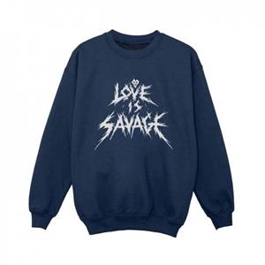 Disney Boys Villains Love Is Savage Sweatshirt 12-13 zwart