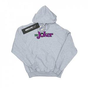 DC Comics Boys The Joker tekstlogo hoodie 12-13 grijs
