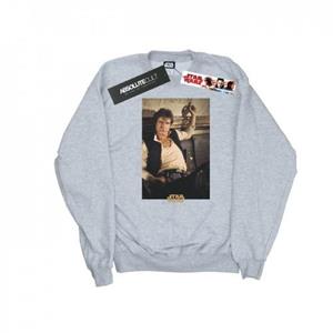 Star Wars heren Han Solo Mos Eisley-sweatshirt L wit