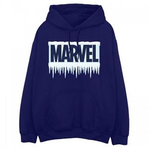 Marvel heren hoodie met ijspegellogo M marineblauwe kleur