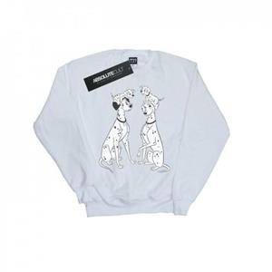 Disney Heren 101 Dalmatiërs Familie Sweatshirt XL wit