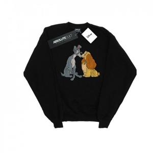 Disney Heren Lady en de Vagebond Distressed Kiss Sweatshirt M wit