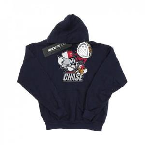 Tom And Jerry Mens Cat & Mouse Chase Hoodie M wit