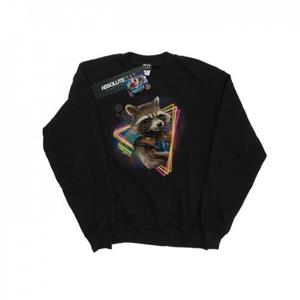 Marvel Heren Guardians of the Galaxy Neon Rocket Sweatshirt L zwart