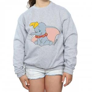 Dumbo meisjes klassiek sweatshirt 12-13 zwart