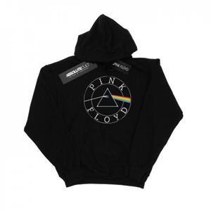 Pink Floyd Prism Circle-logohoodie voor meisjes 12-13 zwart