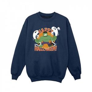 Marvel Girls Hulk Happy Halloween-sweatshirt 12-13 zwart